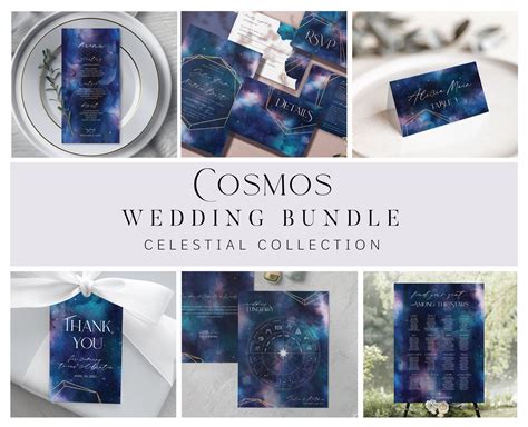 Cosmic Wedding Bundle Galactic Wedding Décor Space Wedding Etsy