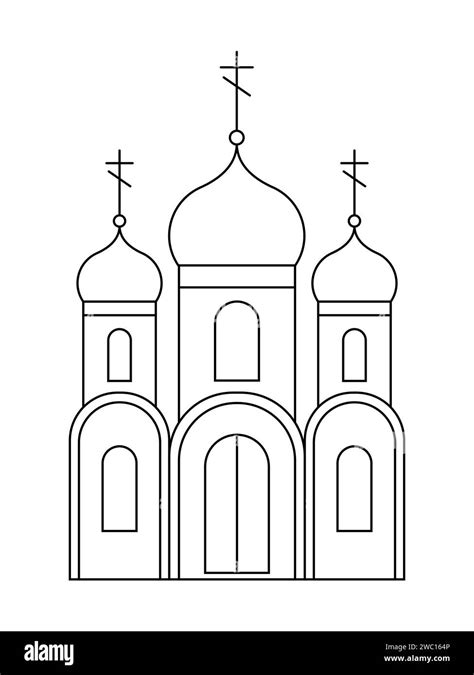 Orthodox Church Line Art Stock Vector Image And Art Alamy