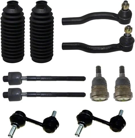 Titan Front Inner Outer Tie Rods Ball Joints Sway Bar Links