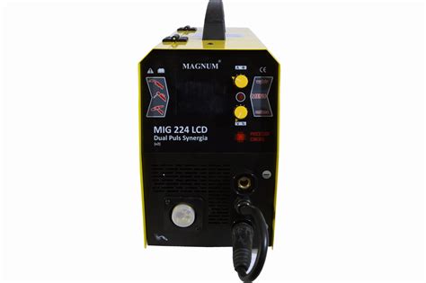 Półautomat spawalniczy - INWERTER - MIG 224 LCD DUAL PULS - MAGNUM ...