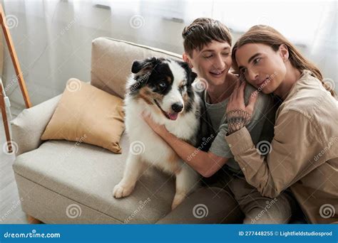 Tattooed And Long Haired Gay Man Stock Image Image Of Positive Emotion