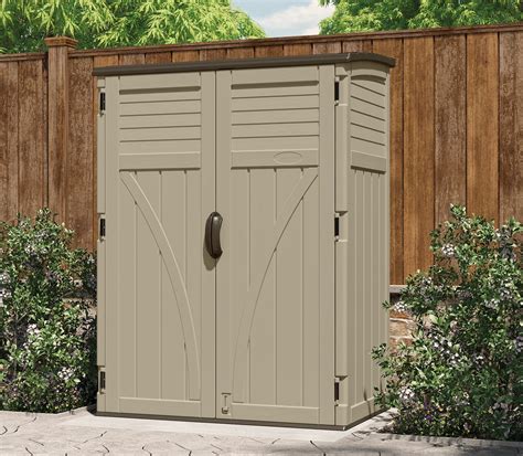 Buy Suncast 54 Cubic Feet Durable Resin Vertical Storage Shed w ...