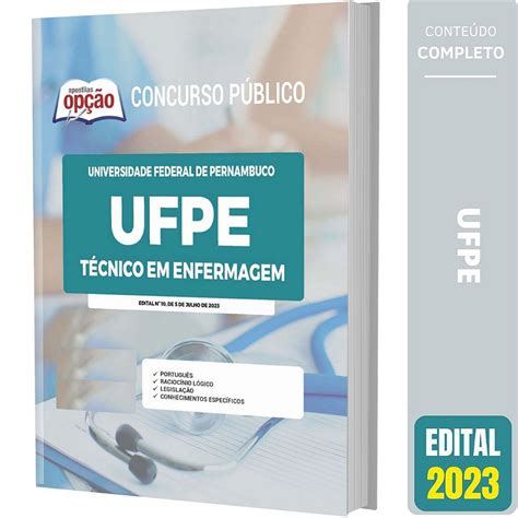 Apostila Ufpe T Cnico Em Enfermagem Solu O Cursos E Concursos