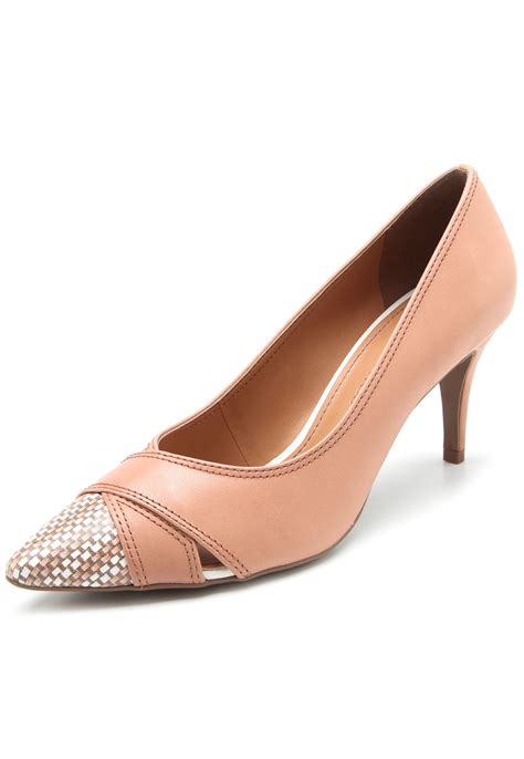 Scarpin Couro Loucos E Santos Liso Nude Compre Agora Dafiti Brasil