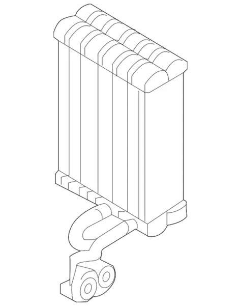 New Genuine Volvo Xc A C Air Conditioning Evaporator Core