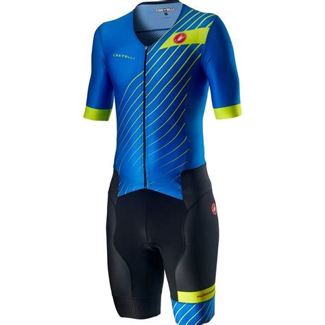 Castelli S Free Sanremo Short Sleeve Trisuit Optimises Aerodynamics