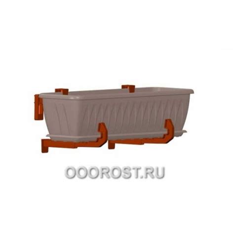 Крепление для балконных ящиков 2 шт Терракот