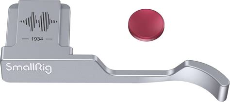 Smallrig Thumb Grip With Hot Shoe Cover For Fujifilm X Vi X V Silver