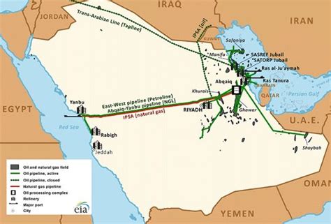 Economy💰 The Map Shown Is A Map Of Saudi Arabias Oil Fields Grey