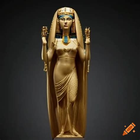 Statue of cleopatra, the legendary egyptian queen on Craiyon