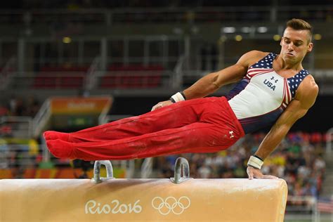 Gymnastics At The Rio Olympics Samuel Mikulak Usa Competes On The