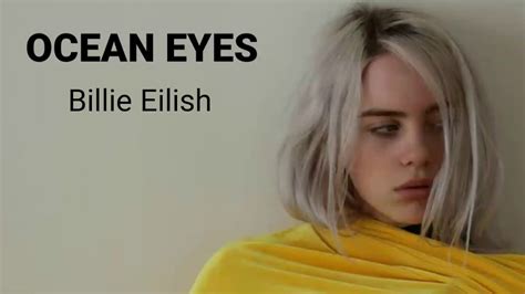 Ocean Eyes Billie Eilish Lyrics YouTube