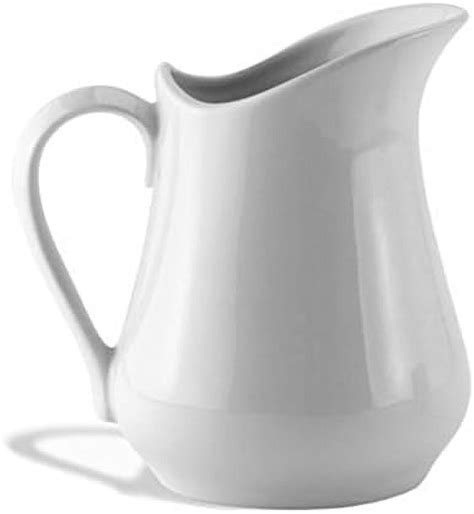 Classic Porcelain Pitcher And White 4 Ounce