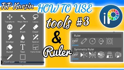 How To Use Tools And Ruler In Ibis Paint X In Hindi [ibispaint] Rp Karsin In 2023 Text Frame