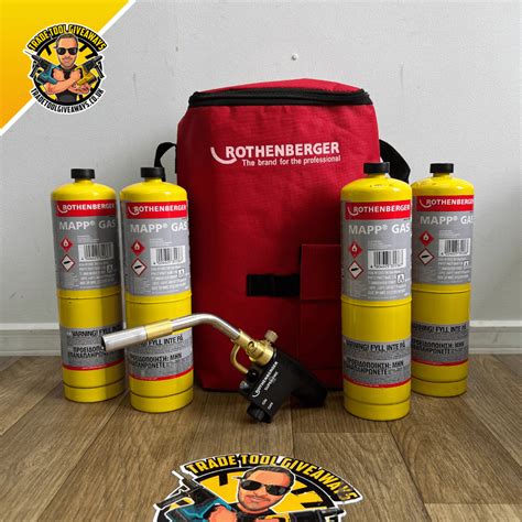 Rothenberger Hot Bag Superfire Blow Torch Mapp Pro Gas Power