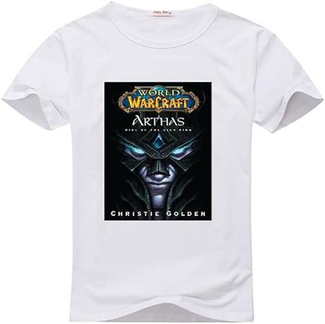 Unijoy Mens Casual World Of Warcraft T Shirts Movie Graphic Tees Black Size Xxxl