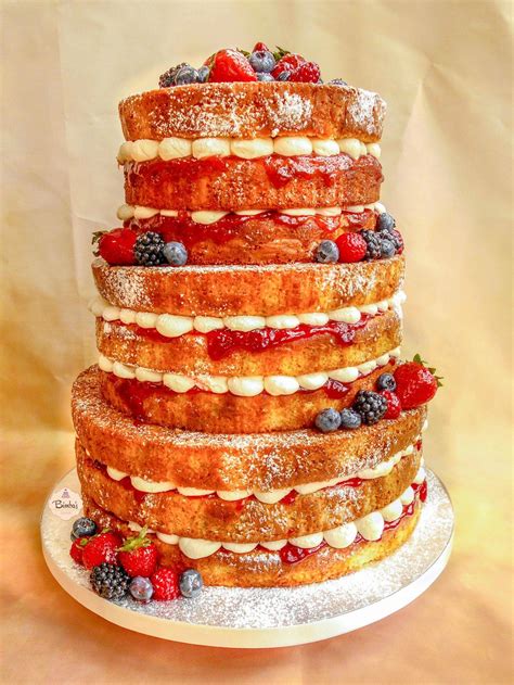 Naked Cake La Tendencia En Tartas De Boda
