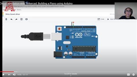 Circuit Simulation With Tinkercad Building A Piano Using Arduino Youtube