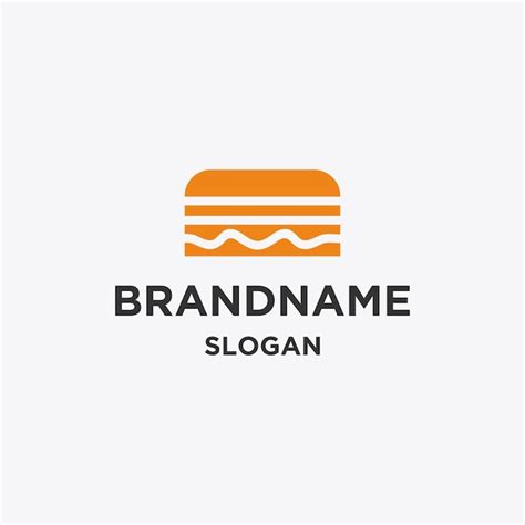 Premium Vector Burger Logo Template Vector Illustration Design