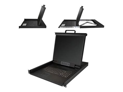 VGA RACKMOUNT KVM CONSOLE INTEGRATED LCD MONITOR KVM SWITCH (RKCONS1901)