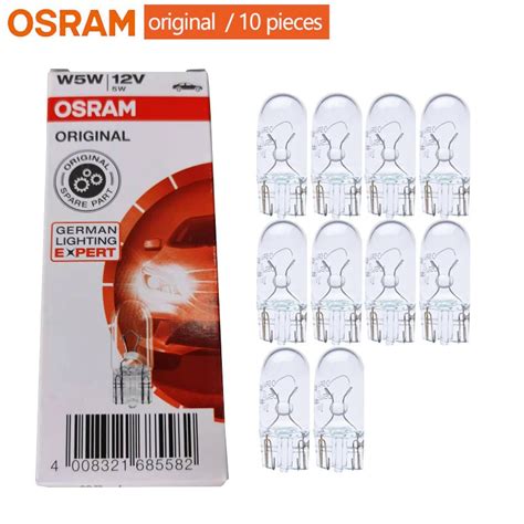 Original Osram 2825 (T10) 4090 12V W5W Car Bulb (10pc/Box) | Shopee ...