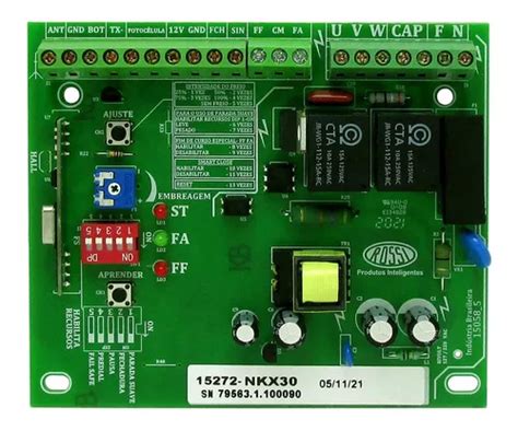 Central Placa Motor Portao Rossi Original Kx30 Fs Dz3 Dz4 Bv