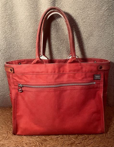 Authentic Porter Girl Naked Red Medium Size Tote Bag Women S Fashion Bags Wallets Tote Bags