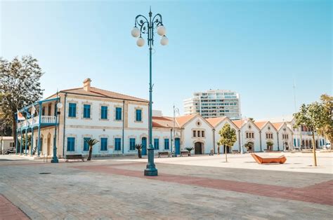 Premium Photo | Square in the old town of Larnaca The ancient square in summer