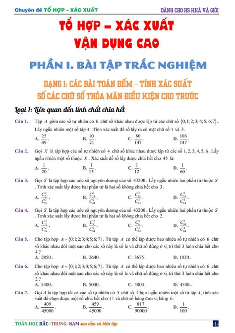 Tổ Hợp Xác Suất Nâng Cao Chi Tiết Và Hướng Dẫn Từ A Đến Z