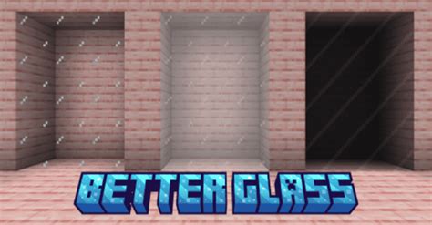 Better Glass for Minecraft Pocket Edition 1.20