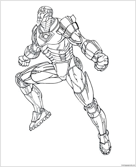 iron man printable coloring pages 4