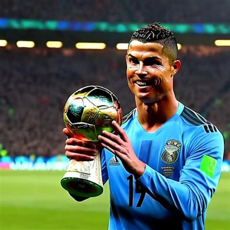 Ronaldo With The World Cup