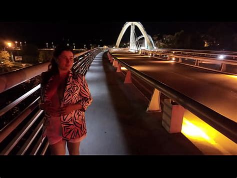 Luscious Milf Walks Without A Bra And Panties On The Bridge XVIDEOS