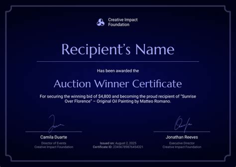 winner certificate templates  editable ready  send