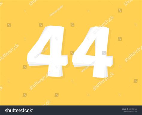 number vector modern layers design stock vector royalty