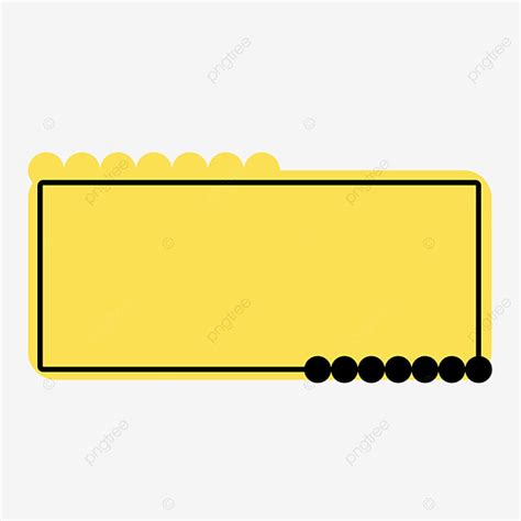 Dialog Box Clipart Vector Dialog Language Box Yellow Black Yellow