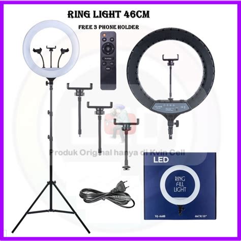 Jual Ring Light 45cm 45 Cm Besar Light Stand Tripod 2 1 Meter Make Up