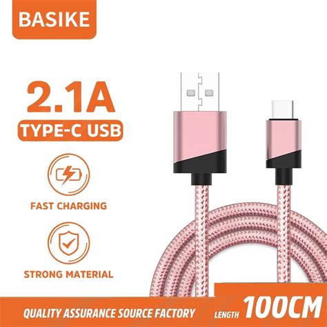 Jual HOT BASIKE Kabel Data Fast Charging Type C Lightning Micro USB For Iphone Xiaomi Samsung