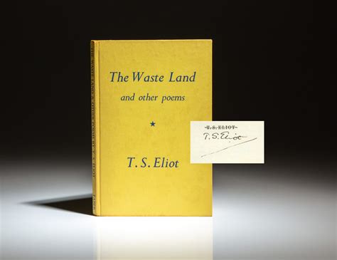 The Waste Land The First Edition Rare Books