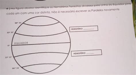 A Linha Do Equador Divide A Terra Em Quais Hemisférios