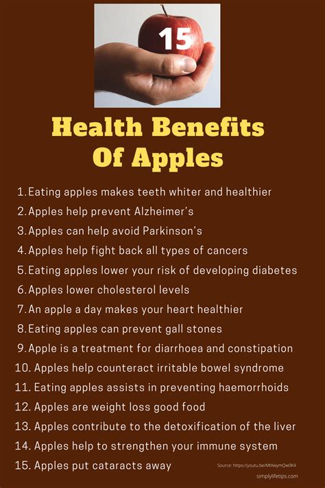 15 Impressive Health Benefits Of Apples Simply Life Tips