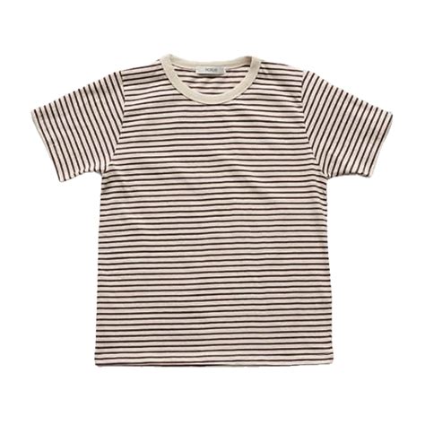 NOEUD 3rd Chalk stripe T shirt NOEUD 리켓