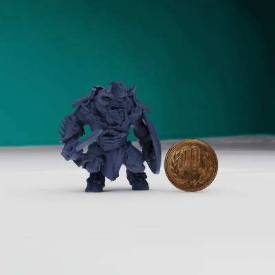 Hot Goblin Minotaur Hero Sword