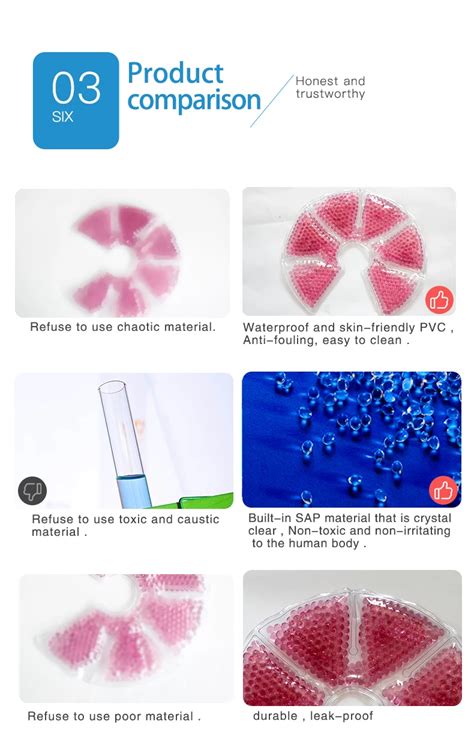 Reusable Nipple Gel Beads Ice Pack Hot Cold Therapy Breast Cooling Pads With Custom Logo Buy