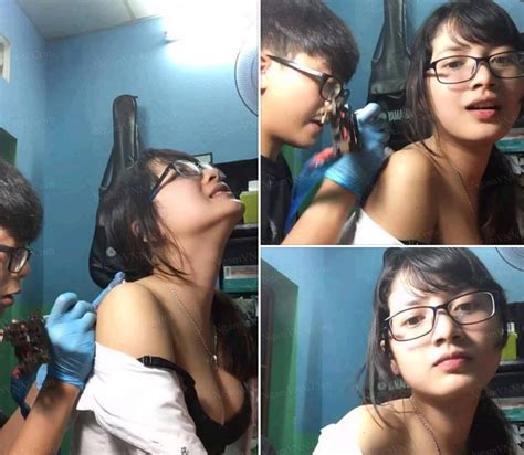 Cô gái xinh đẹp lộ ảnh trong phòng xăm đang hot trên MXH là ai