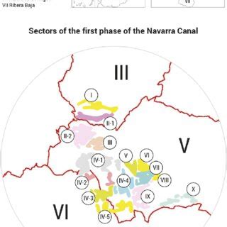 Location And Main Features Of The First Phase Of The Navarra Canal