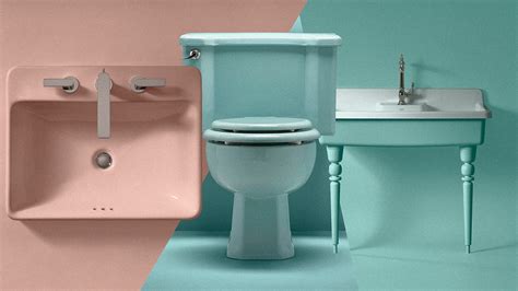 kohlers colorful bathroom fixtures