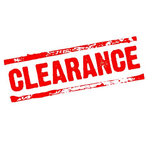 Clearance items | Clearance