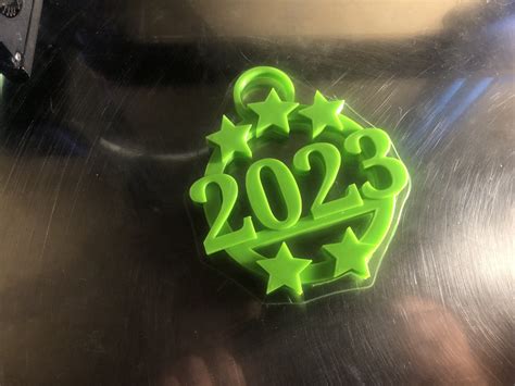 3d модель 2023 Игрушка на елку. для 3d принтера - скачать бесплатно 3д ...