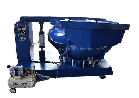 L Vibrating Tumbler Vibratory Finishing Machine With Separator And